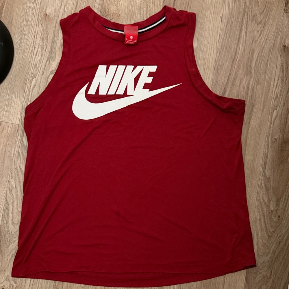 Nike Crimson Sleeveless Top